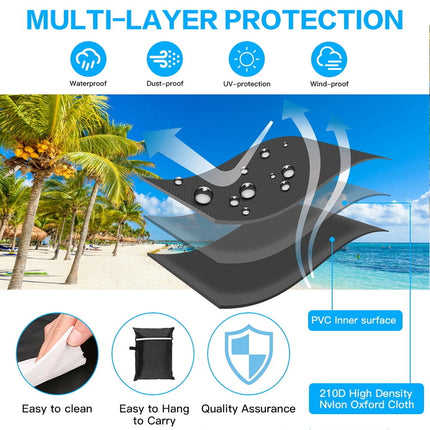 Parasol Umbrellas Patio Cover Outdoor Garden Market Table Big Covers Waterproof