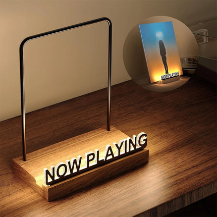 Playing Vinyl Record Stand LED, Vinyl Record Display Holder, Acrylic AlbumMR