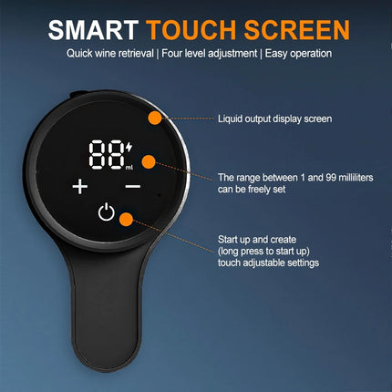 Automatic Electric Whiskey Wine Decanter Aerator Dispenser Pourer Pump 4 Speed