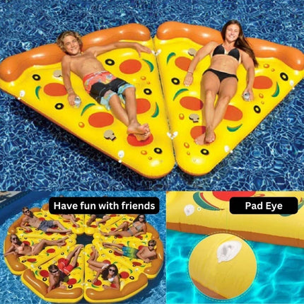 Giant Inflatable Float Pizza 180 x 150CM PVC Pool Floating Raft Water Float