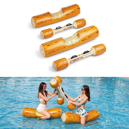 4Pcs  Adult Pool Inflatable Float Boat Sports Toys Party Swimming Battle Hammer