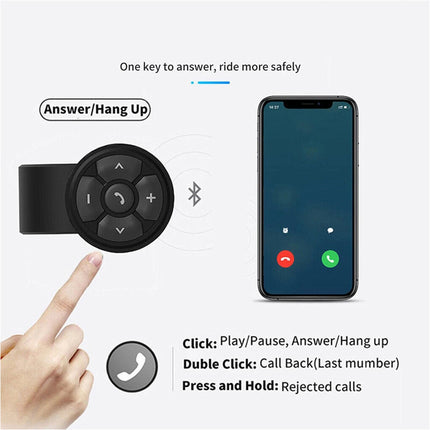 Rechargeable Wireless Bluetooth Remote Control FOR Smartphones Headphones Music and Photo