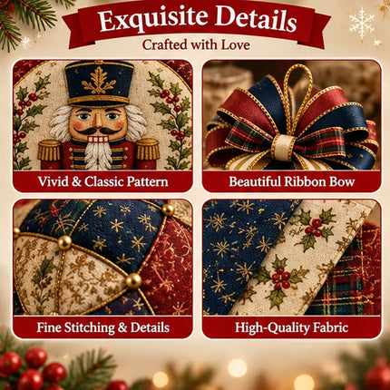 Christmas Classics Patchwork Ornament DIY Kit,  The Nutcracker   Patchwork Ornament Kit