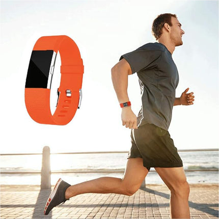 Fitbit Charge 2 Replacement Band Orange Size L - Image 3