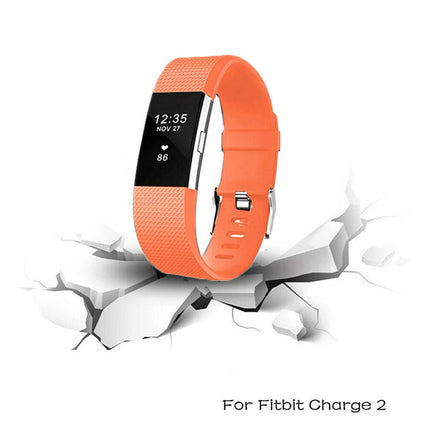 Fitbit Charge 2 Replacement Band Orange Size L - Image 4