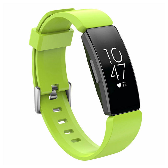 Fitbit Inspire HR Replacement Band Soft Silicone Sports Wrist Smart Watch Strap Green - Image 1