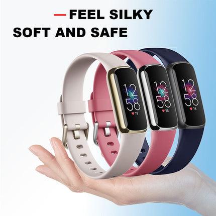 Fitbit Luxe Silicone Replacement Watch Band Wristband Red