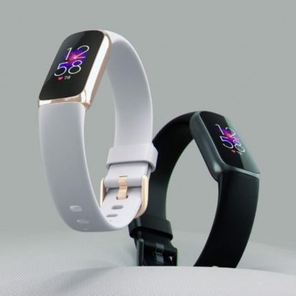 Fitbit Luxe Silicone Replacement Watch Band Wristband Black