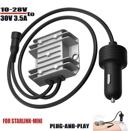 For Starlink Mini Step Up Converter 10-28V to 30V 3.5A w/ Cigarette Lighter Plug - Image 8