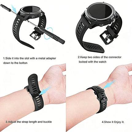 Garmin Fenix 5/6/5X/6X Smartwatch Band White - Image 6