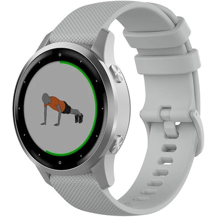 Garmin Forerunner 745 Vivoactive 4 Replacement Watch Band Grey - Image 2