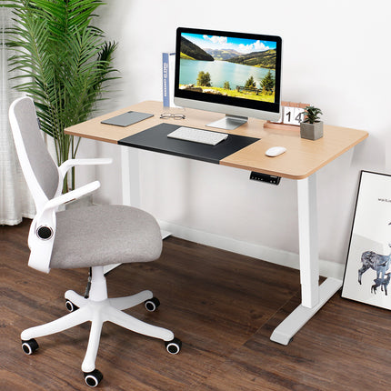 Standing Desk Electric Motorised Computer Desk Height Adjustable Sit Stand Table Natural