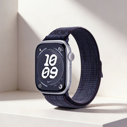 For Apple Watch Nike Sport Loop Band Nylon Strap iWatch 42mm 46mm S11 SE Ultra Indigo