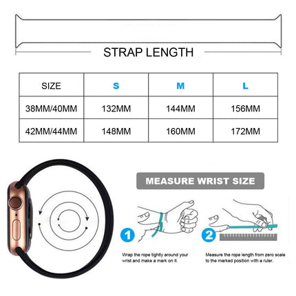 Nylon Elastic Band For Apple Watch 38/40/41mm Camouflage