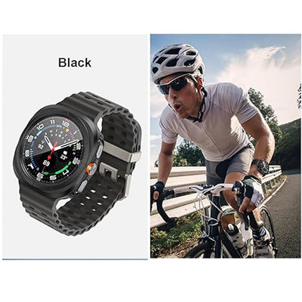 For Samsung Galaxy Watch Ultra 47mm Case Screen Protector Face Cover Smart Black