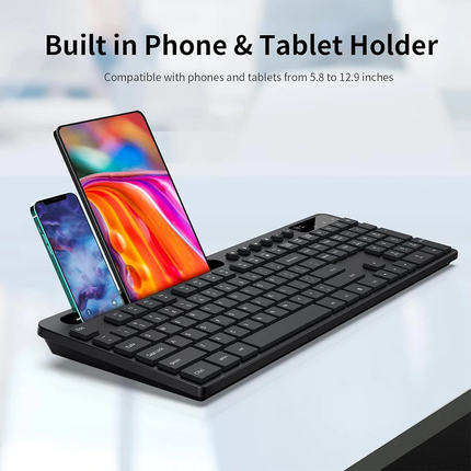 Wireless keyboard and mouse combo set for office use