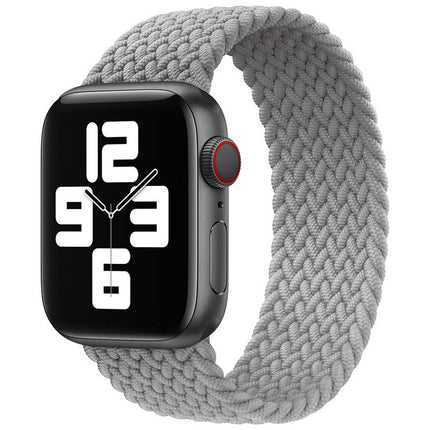Nylon Elastic Band For Apple Watch 38/40/41mm Light Grey