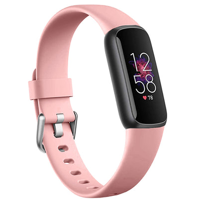 Fitbit Luxe Silicone Replacement Watch Band Wristband Black