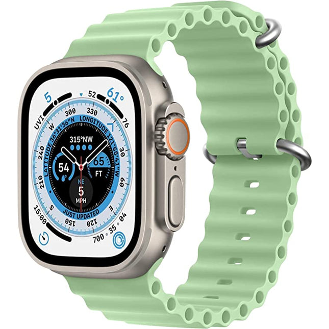 Apple Watch Ocean Band IWatch Ultra Series 8 7 6 5 SE 38 40 44 41 42 45 49mm Mint Green