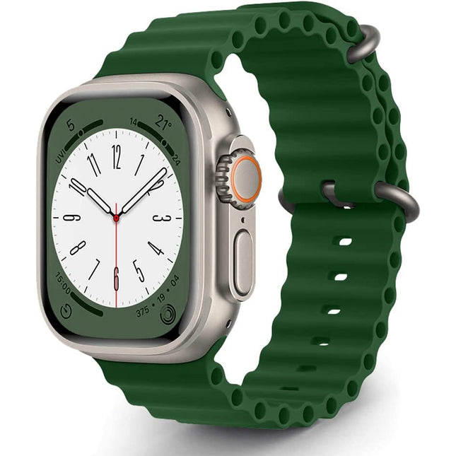 Apple Watch Ocean Band IWatch Ultra Series 8 7 6 5 SE 38 40 44 41 42 45 49mm Olive