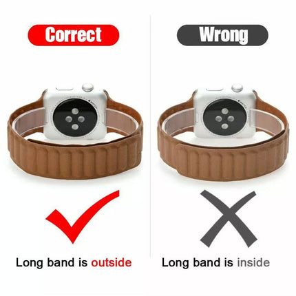 Orange 42mm/44mm/45mm/49mm Apple Watch iWatch Band Series 9 8 7 SE 6 5 4 Magnetic Strap Silicone 40 44 (Copy) - Image 4