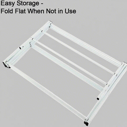 3 Tiers Foldable Garment Hanger Clothes Airer Drying Rack Laundry Support Horse