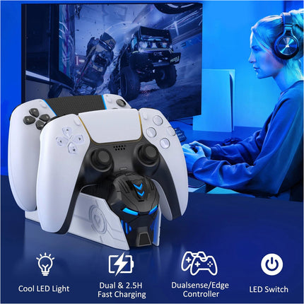 PS5 Controller Charger Station Stand DualSense Charging Dock For PlayStation 5 - Image 4