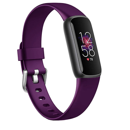 Fitbit Luxe Silicone Replacement Watch Band Wristband Black