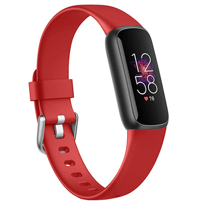 Fitbit Luxe Silicone Replacement Watch Band Wristband Black
