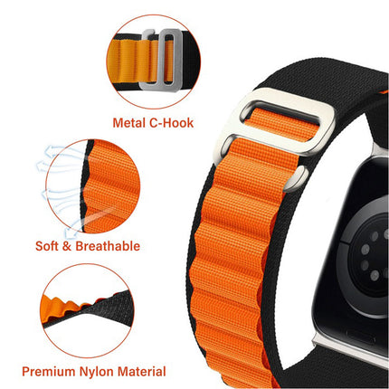 For Apple Watch iWatch Band Strap 9 8 7 6 SE 46mm 42mm 44mm SE Ultra Nylon Alpine