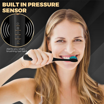 Rotating Electric Toothbrush with 8 Brush Heads for Adults  Travel Case - Image 5