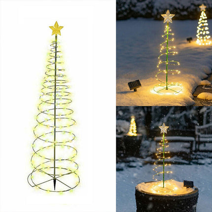 Outdoor String Lights Solar Powered Christmas Tree Decoration Garden Home LED