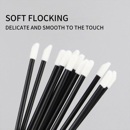 200Pcs Lip Gloss Brush Disposable Wands Lipstick Eyelash Extension Removal