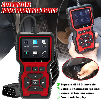 OBD2 Diagnostic Scanner V519 Full Car Diagnostic Code Reader & Clear Faults Tool