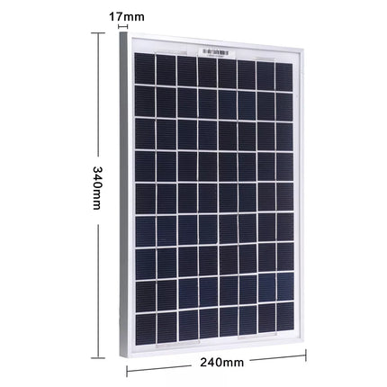 Waterproof 12V 10W Solar Panel Trickle Car Truck Battery Charger Power Source
