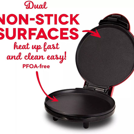 Electric Mini Pancake Maker Waffle Pizza Pan Cookies Eggs Breakfast Lunch Snack