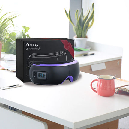 Heated Eye Massager with Music Sleep Relaxation Relaxing Eye Strain