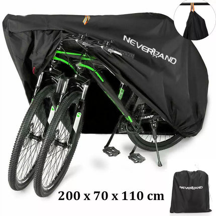 Heavy Duty 210D Waterproof Bicycle Bike Cover Outdoor Dust UV Rain Sun Protector