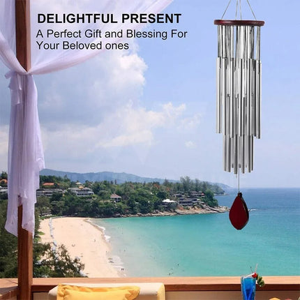 Outdoor Wind Chimes Chapel Bell Garden Home Decoration Deep Tone Hanging Decor