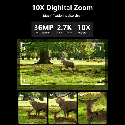 10X Digital Zoom 1080P Infrared Binoculars Night Vision Monocular for Hunting