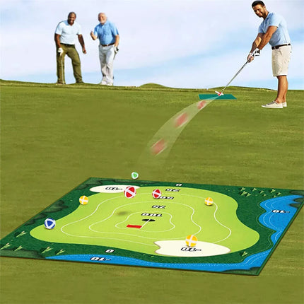 The Indoor Casual Golf Game Set Golf Hitting Mats Golf Putting Royale Golf Game