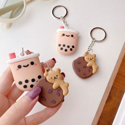 For Apple Airtag Case Cover Cute Tracker Air Tag Protective Keyring Holder Skin