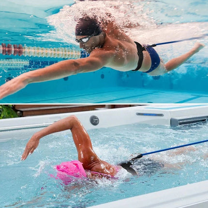 4M Swim Trainer Belt Swimming Resistance Tether Leash Pool Training Harness
