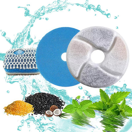 Electric Cat Water Fountain Pet Automatic Sensor Drinking Dispenser Filter Set