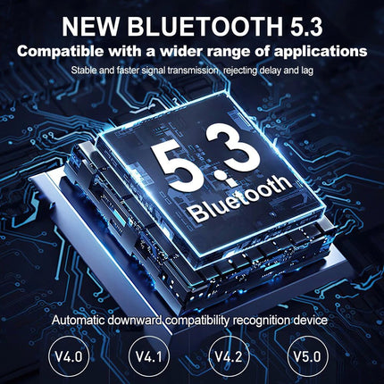 5.3 Long Range Bluetooth Transmitter Receiver For TV Home Stereo Audio Adapter
