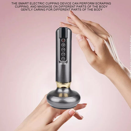 Electric Cupping Massager Vacuum Suction Cup GuaSha Anti Cellulite Beauty Health