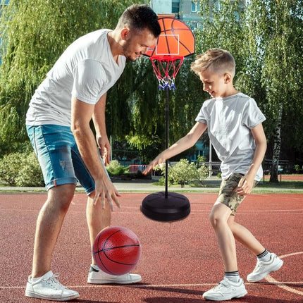 2 in 1 Kids Basketball Hoop Darts Dartboard Game Set Indoor Outdoor Sports Toys