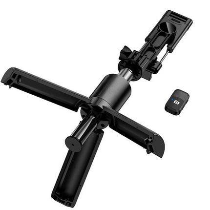 Selfie Stick Travel Tripod for Cell Phone with Remote Control Holder Vlog Stream