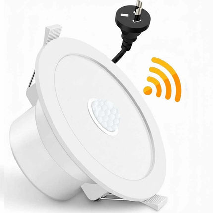 IC-4 Rated Motion Sensor Downlight Tri-Colour 90mm Cut-out Garage Pir Balcony