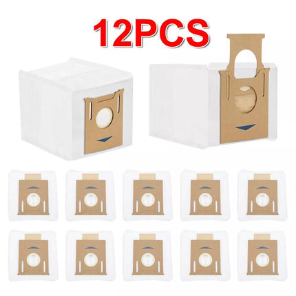 12Pcs Dust Bags For Ecovacs Deebot T9, T9+, T9 AIVI,T9 Plus Robot Vacuum Cleaner